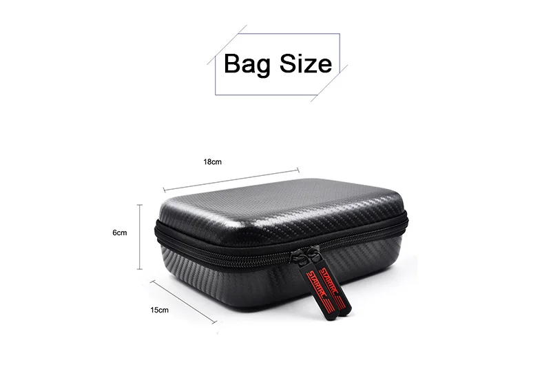 Ручной карданный подвес портативный пакет для хранения PU сумка красный/черный карбоновый ящик для хранения сумка для DJI Osmo Карманная камера
