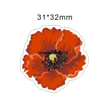 

50pcs Cartoon War flower Flatback Resin Planar Cabochon for DIY Craft Embellishments 31*32mm RET1549