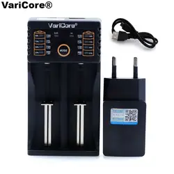 VariCore V20i 18650 зарядное устройство 1,2 В 3,7 В 3,2 В 3,85 В AA/AAA 18350 26650 10440 14500 16340 25500 NiMH литиевый аккумулятор, зарядное устройство + 5 В 2A