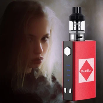 

NEW 100W electric cigarette M4 Flash mod kit 1800mah build-in battery for liquid Vaporizer 2.5ml Atomizer E Cig Smoke vape pen