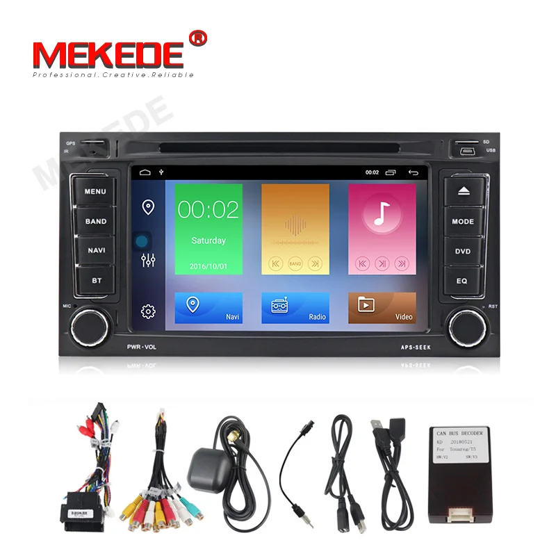Excellent New arrival!Mekede android 9.1 Car multimedia system car radio GPS DVD player for VW Touareg Multivan T5 2002-2010 2 Excellent New arrival!Mekede android 9.1 Car multimedia system car radio GPS DVD player for VW Touareg Multivan T5 2002-2010 2