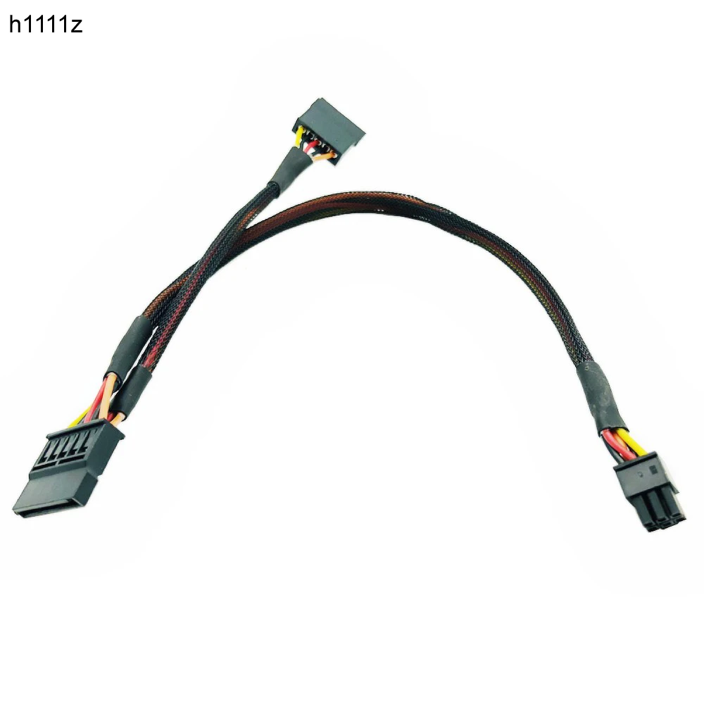 6Pin к сплиттеру 15Pin SATA кабель питания для DELL Vostro 3650 3653 настольный компьютер HDD SSD
