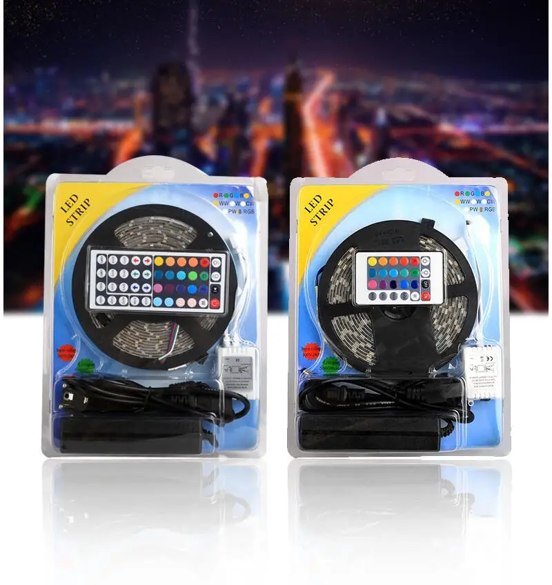 1 рулон 5 м 5050 Светодиодная лента DC 12 В RGB Праздничная декоративная лампа
