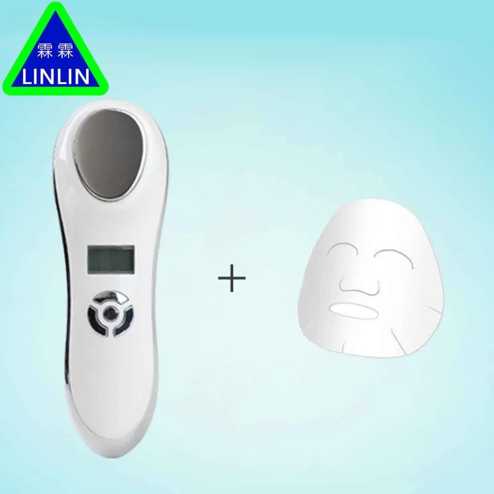  LINLIN Double use beauty apparatus for vibration and cold heat Import and export beauty apparatus C