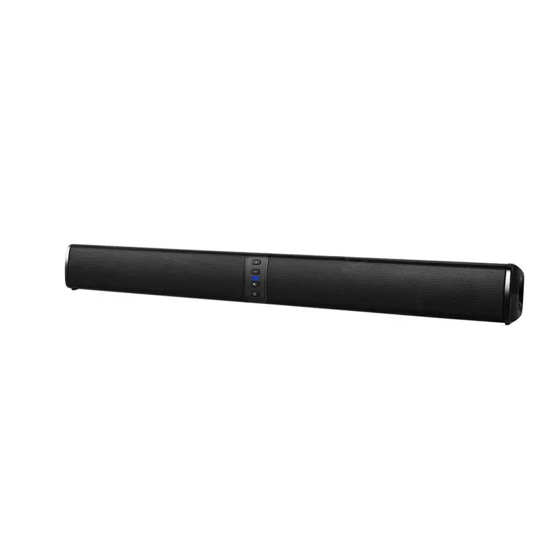 Home Theater 20W Bluetooth Soundbar Tv Aux Optic Bluetooth Soundbar Speakers Column Soundbar With Subwoofer Speaker For Tv - Цвет: Black