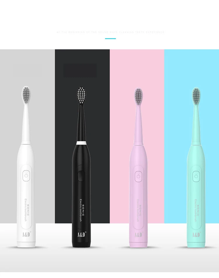 

USB Charging Electric Toothbrush Ultrasonic Vibration Waterproof Whitening and Tooth Brush Head Replacement Electric Toothbrush