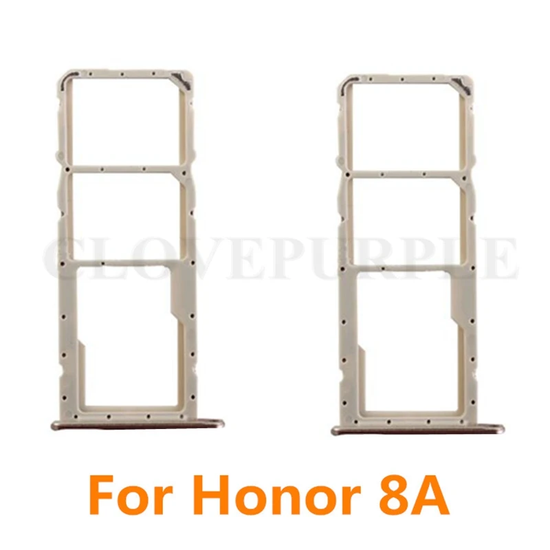 10pcs/lot SIM Card Tray For Huawei Honor 8A Slot Holder Adapter for Honor8A Replacement Parts | Мобильные телефоны и