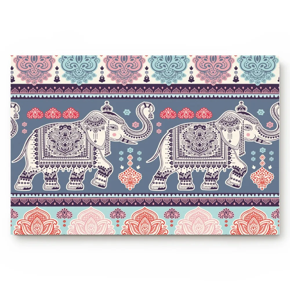 Flane Elephant напольный коврик с прочным волокном резиновый Cal Bohemia стиль Coir | Коврик -33000656261