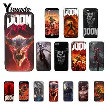 Yinuoda череп игра Doom новое поступление черный чехол для телефона для iPhone 5 5Sx 6 7 7plus 8 8Plus X XS MAX XR 10 Чехол