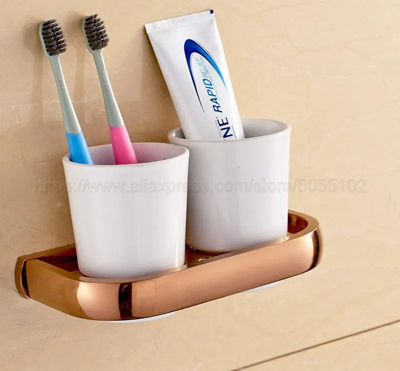 Rose Gold Brass Finish Bathroom Accessories Set,Paper Holder,Towel Bar,Soap Basket,Toilet Brush Holder,Bathroom Sets zba865