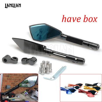 

Motorcycle Scooters Racer Rearview Side View Mirror For KAWASAKI ZX636R ZX6R ninja 250 300 650 Hyosung GT250R