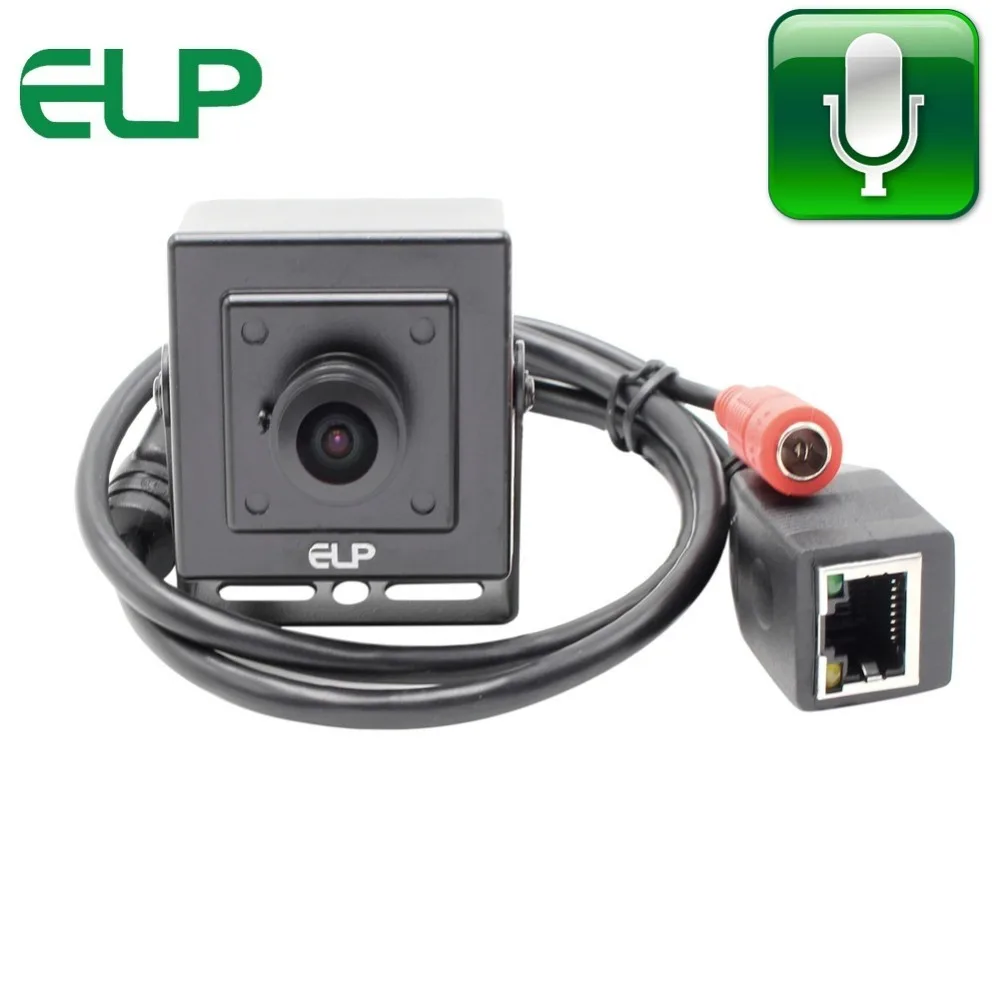 ELP 1MP мини ip камера 720P с 170 градусов широкоугольным рыбий глаз домашняя охранная