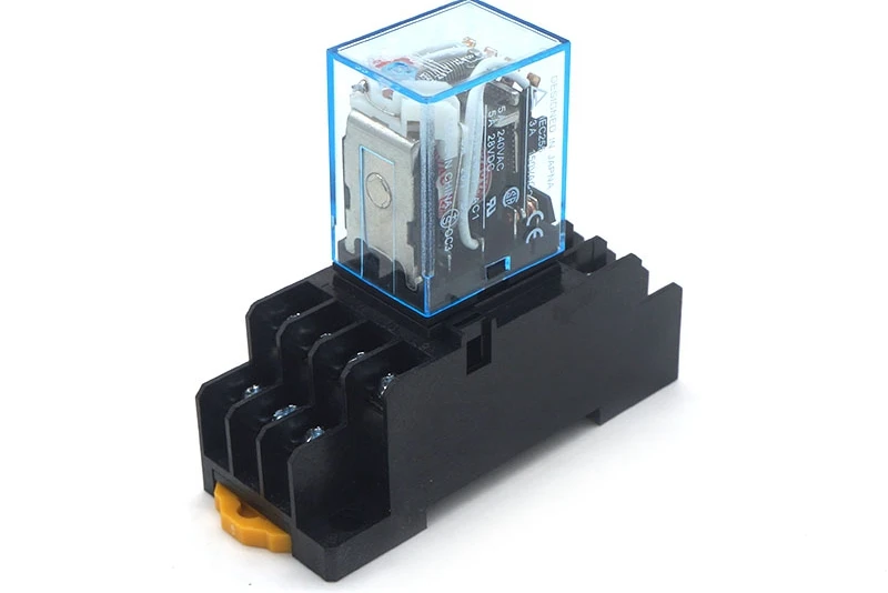 Dpdt com Soquete Base de Relé v dc Pequeno 5a 14pin Bobina 10 Pcs My4nj 12 4 China 10pcs relay Suppliers