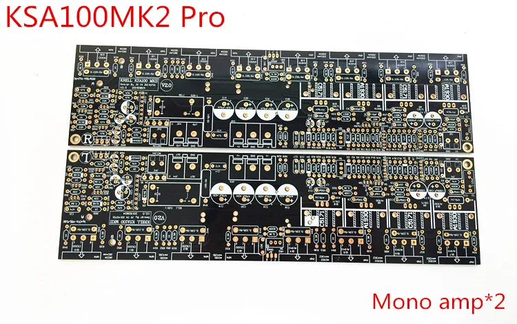 

pcb board black new ksa100 mk2 Class A 100watt krell mono amplifier board upgraded version of the cpi rear amp can add preamp