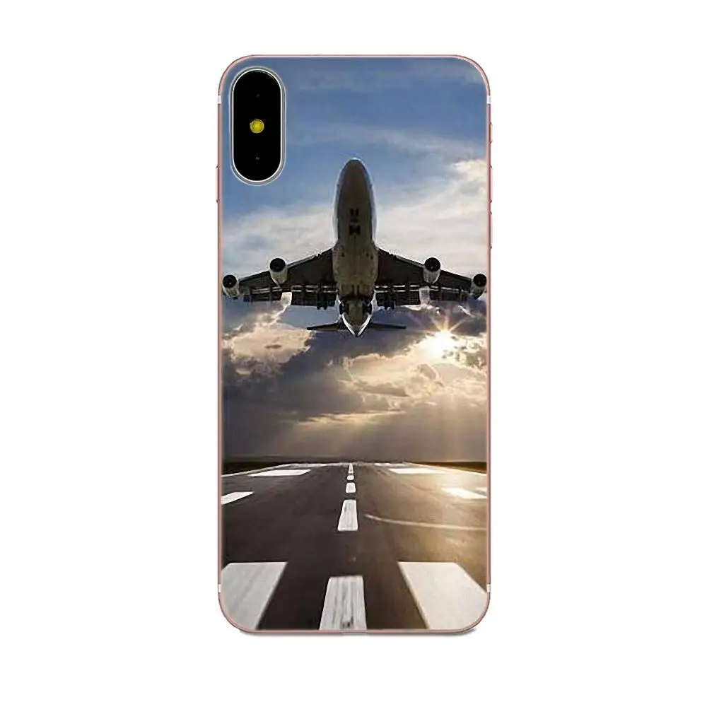 Друзья аэропорта самолет небо облако закат для Galaxy A3 A5 A7 On5 On7 2015 2016 2017 Grand Alpha G850 Core2