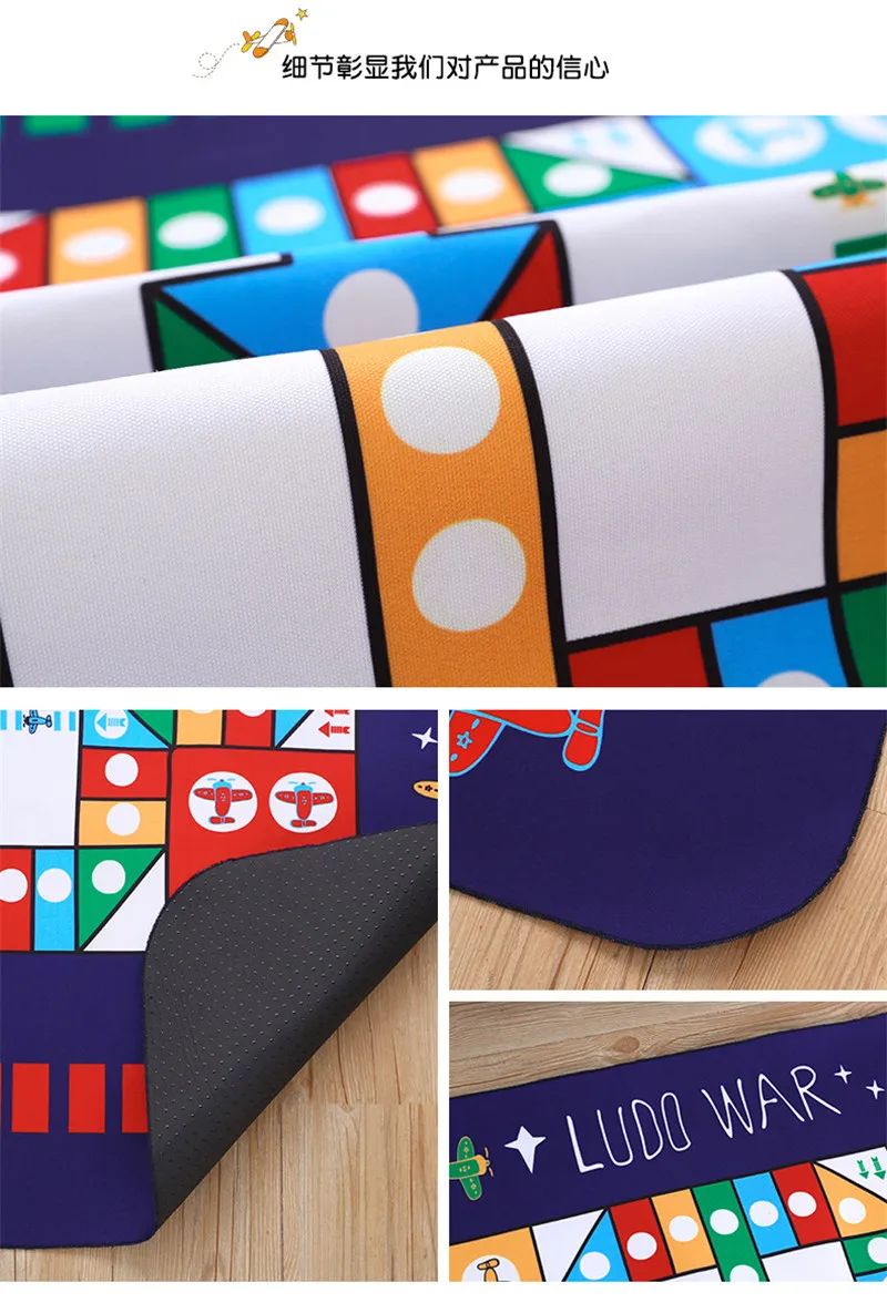 Мультяшные детские игровые коврики Ludo уплотненное детское одеяло для ползания 120