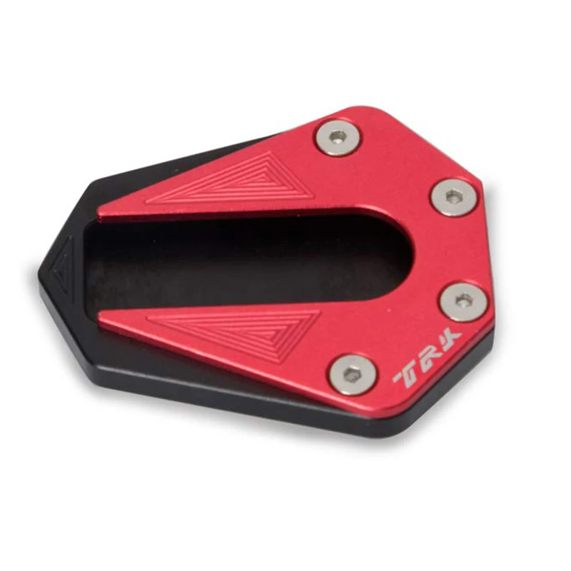 Motorcycle Aluminum Alloy Foot Kickstand Extension Pad Plate Side Stand Enlarger for Benelli Trk 502