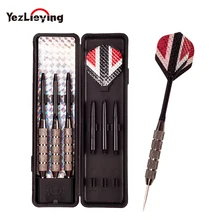 3 шт./кор. Высокое качество 22 г Профессиональный Сталь советы Дартс бросали Дартс w/Валы полета борона баррель accessoriesdongye041