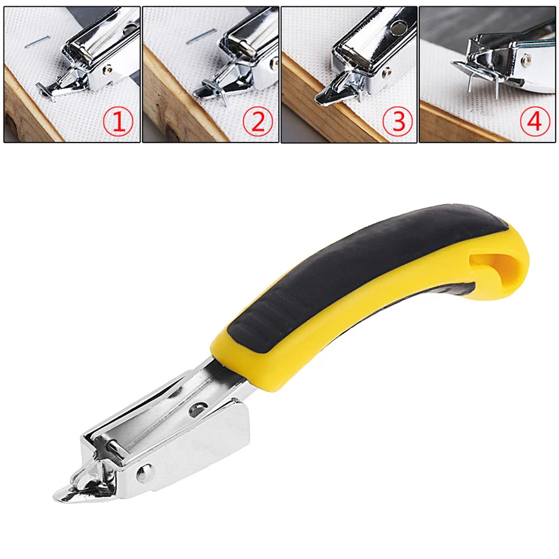 AYUN 1PC Heavy Duty Staple Remover Silver Hand Tack Lifter Tools