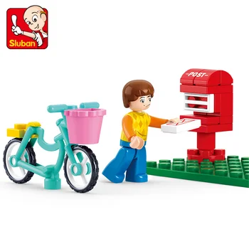 

Sluban Building Block Girl Dream Friends Postman 29pcs Educational Bricks Toy-Boy No retail box