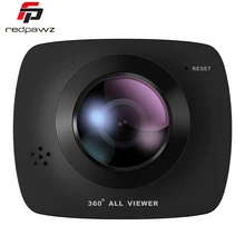 Mini câmera de ação para drones Elephone ELECAM 360 VR SPCA6350M OV4689 F2.0 Lente Dupla 1080 P 30fps