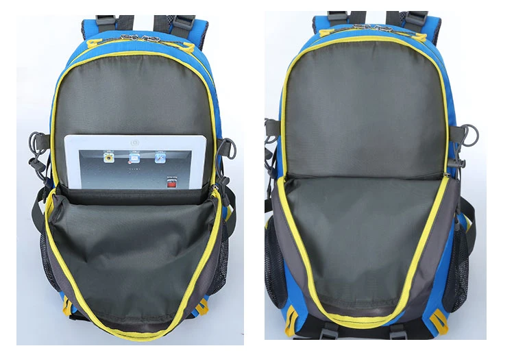 Mochilas à Prova Bolsa de Montanhismo ao ar Livre Mochila Viagem Escalada Dwaterproof Água Náilon Acampamento Caminhadas 40l 25 montanhismo náilon acampamento caminhadas mochila
