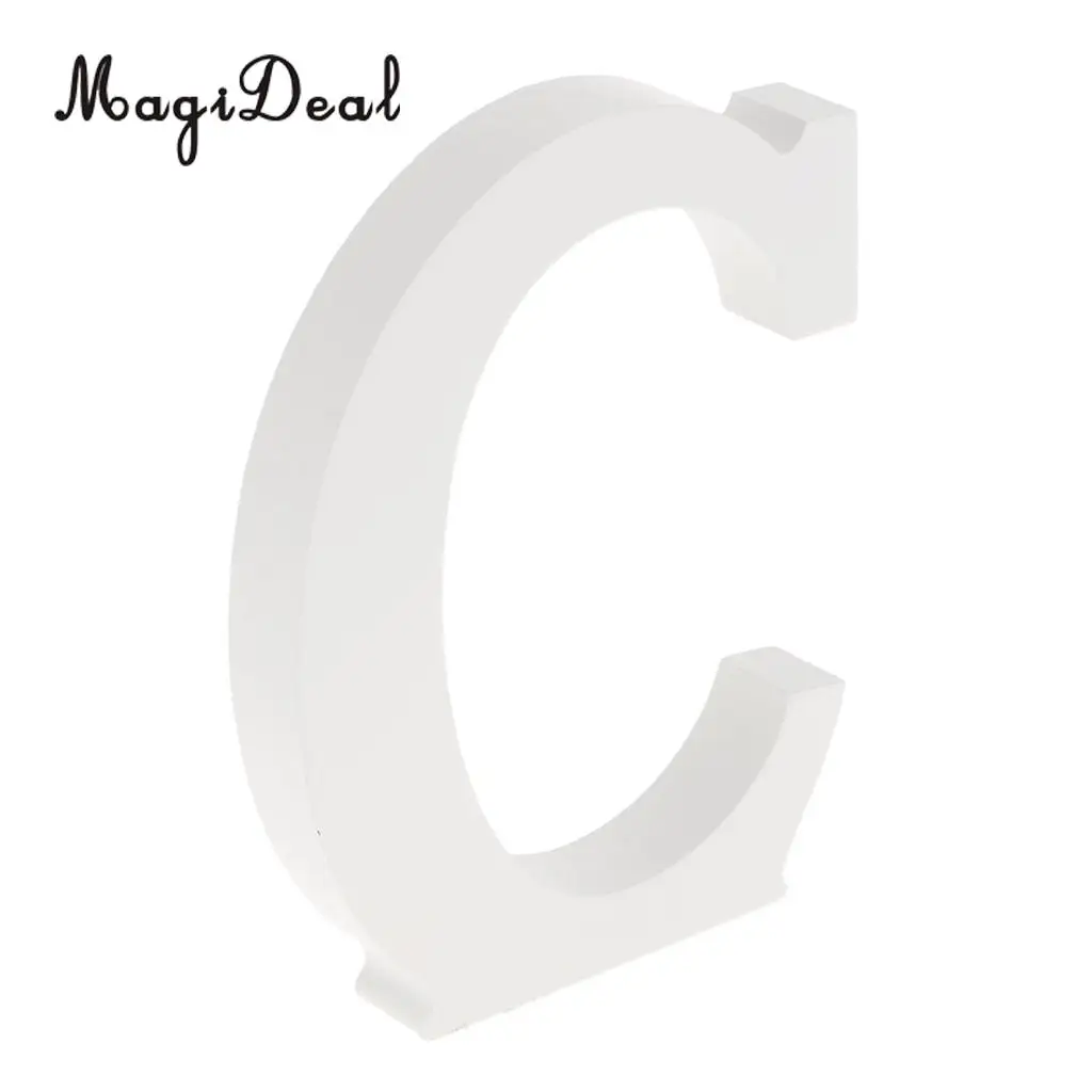 DIY Wooden Alphabet Letters Sign Plaque Wall Art Hanging Decor Decal Wedding Baby Shower Party DIY Decoration