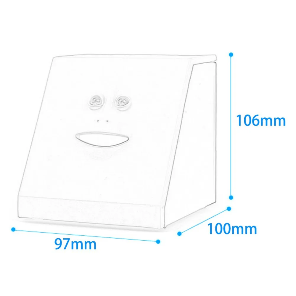INBEAJY 1 шт. денежный контейнер для еды милый лицевой банк Копилка коробка для монет монета копилка Новинка антистресс день рождения игрушки
