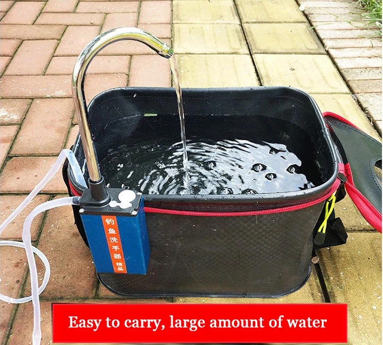 

Fishing Automatic Hand Washing Water Pump Motion Control Hand Washers Water Absorber Machine Outdoor Fishing Equipment Tool X24