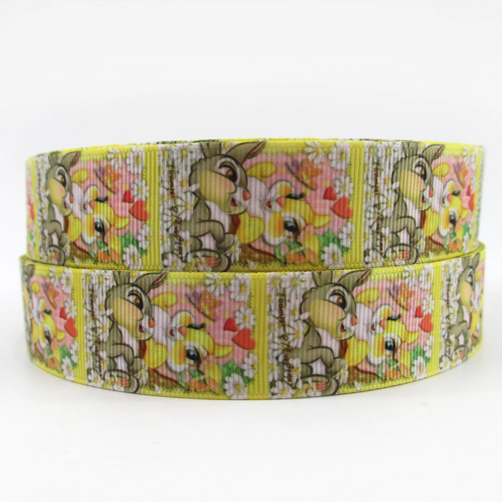 

1" 25mm flowers series high quality printed polyester ribbon 10 yards,DIY handmade materials,wedding gift wrap,10Y52079