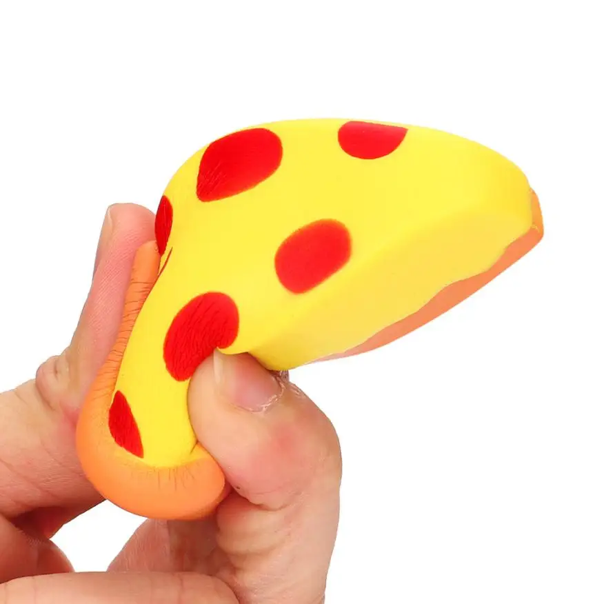 Мини крем Yummy piza Squishy медленно восстанавливающийся Ароматизированная подвеска