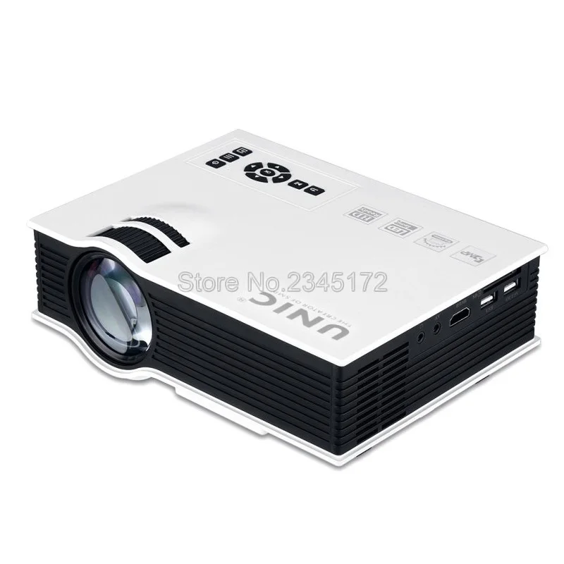 UNIC UC40+ Full HD 3D Multimedia Projector Pico LED Home Cinema