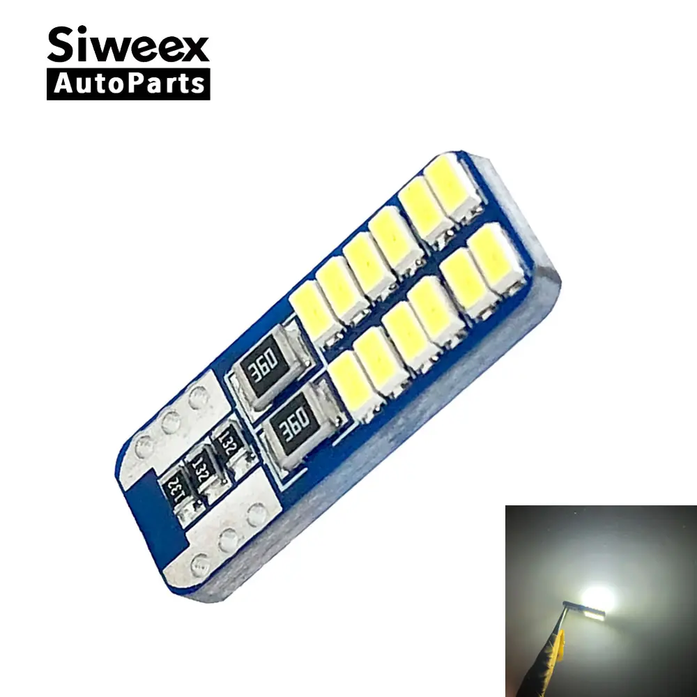 1 шт Высокое качество T10 W5W 168 192 светодиодные задние светильник 3014 24 SMD 12В для авто