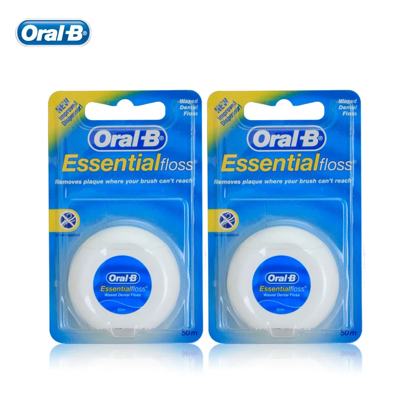 Oral B Essential Flosser Smooth Flat Thread Comfortable dental floss
