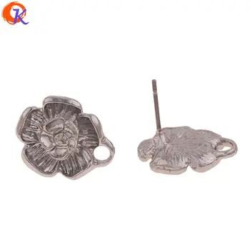

Cordial Design 100Pcs 13*16MM Jewelry Accessories/Earrings Stud/Flower Shape/DIY Jewelry Making/Hand Made/Earring Findings