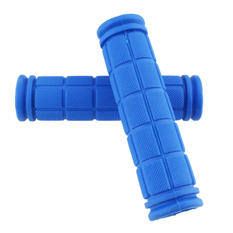 1 Pair Rubber Bicycle Handlebar Grip Mountain Bike Bicycle Soft Rubber Non-Slip Handlebar Bar End Grip Bicycle Accessories