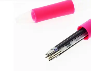

hand account pen 5 in 1 multifunction 4 color ballpoint pen + Mechanical pencil school prize Color roller pen kid Stationery 2pc