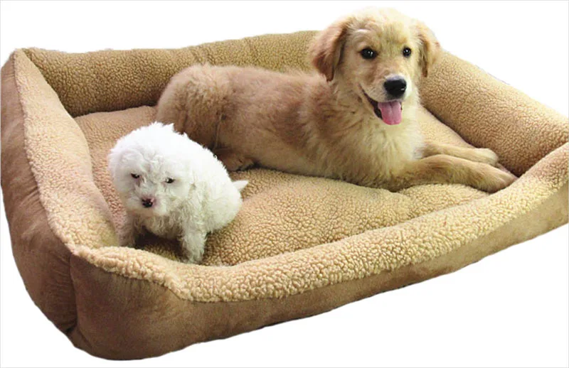 Fleece dog bed