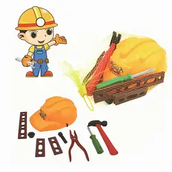 Игрушки для инструментов подарки для мальчиков Семейные игрушки пожарные полицейские инженерный шлем огненный колпачок костюм