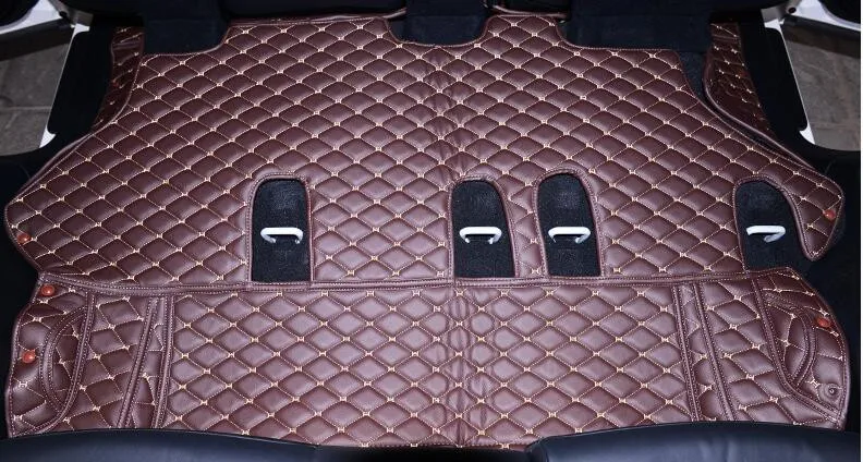 3D Роскошные слякоть коврики для ног коврик для 11-18 Nissan Patrol Y62 7 мест 2011 2012 2013