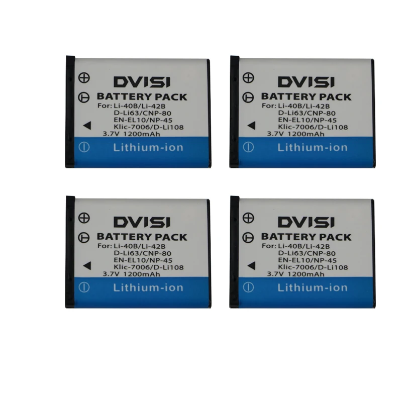 2 шт./лот батарея для камеры OLYMPUS U700 U710 FE230 FE340 FE290 FE360 U1040 X915 VR320 VR330 FE5000 1 А/ч с