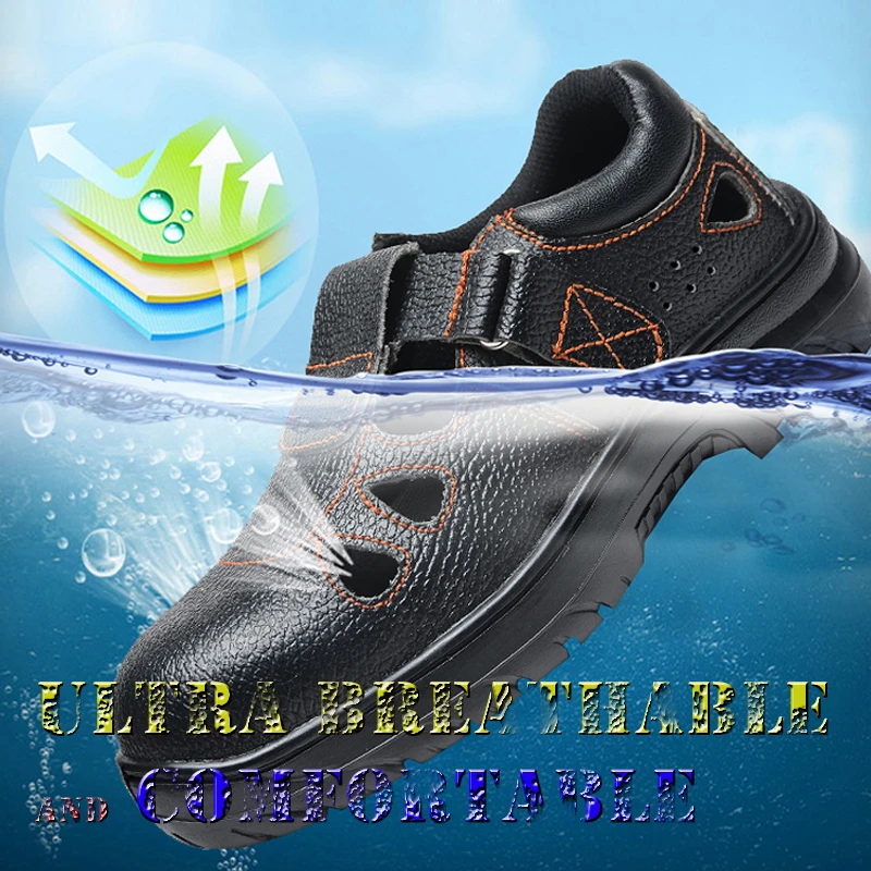 steel toe cap slippers