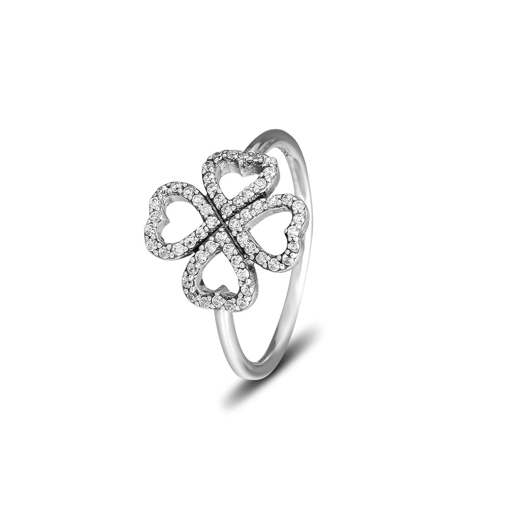 

Ring Petals of Love 100% 925 Sterling Silver Clear Zircon Rings for Women Gift Free Shipping PFR074