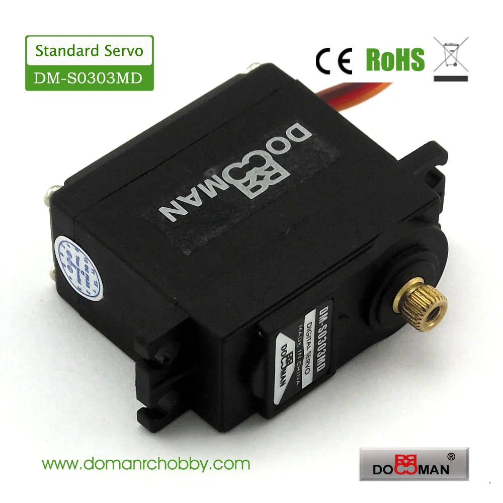 10 шт./лот DM S0303MD ДОМАН RC 56 г/0.14 s/3.5kg.cm Metal Gear 270 градусов робот цифровой