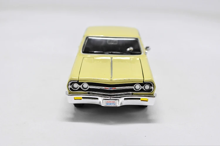 1:24 1965 CHEVRO LET MALIBU SS классический автомобиль модель автомобиля из сплава бутик