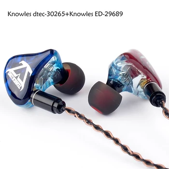 

TONEKING T3 In Ear Earphone 3 Balanced Armature 3BA HIFI Music Monitor DJ Earbuds With MMCX 8-Core Copper Silver Mixed Cable