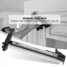 Ручной пистолет для ногтей ручной инструмент для гвоздей для мебели высокая твердость деревообрабатывающий гвоздь пистолет