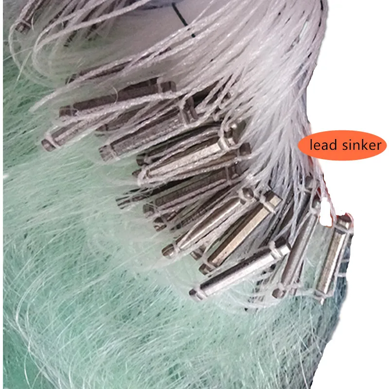 3layer fishing net depth 1.0m-1.2m gill net length 45m mesh 1.5cm-5cm mesh fishing network monofilament nylon net rede de pesca