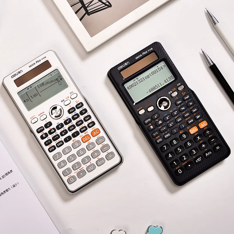 Fxsum وظائف لون شخصية الطلاب العلمية حاسبة calculadora الرسم 12 أرقام العرض المزدوج الطاقة cientifica