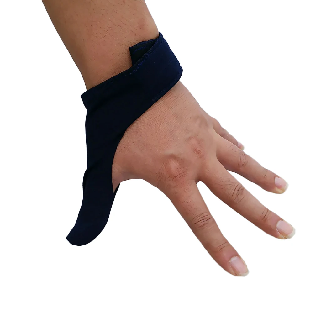 Adjustable Stretch Bowling Thumb Saver - Bowling Ball Sports Finger Grip Gear Protective Glove - One Size Fits Right & Left Hand